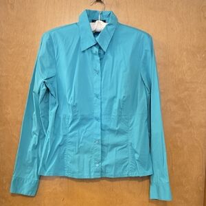 Axcess Teal Button-Down Shirt